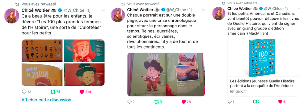 Tweet Chloe Woitier