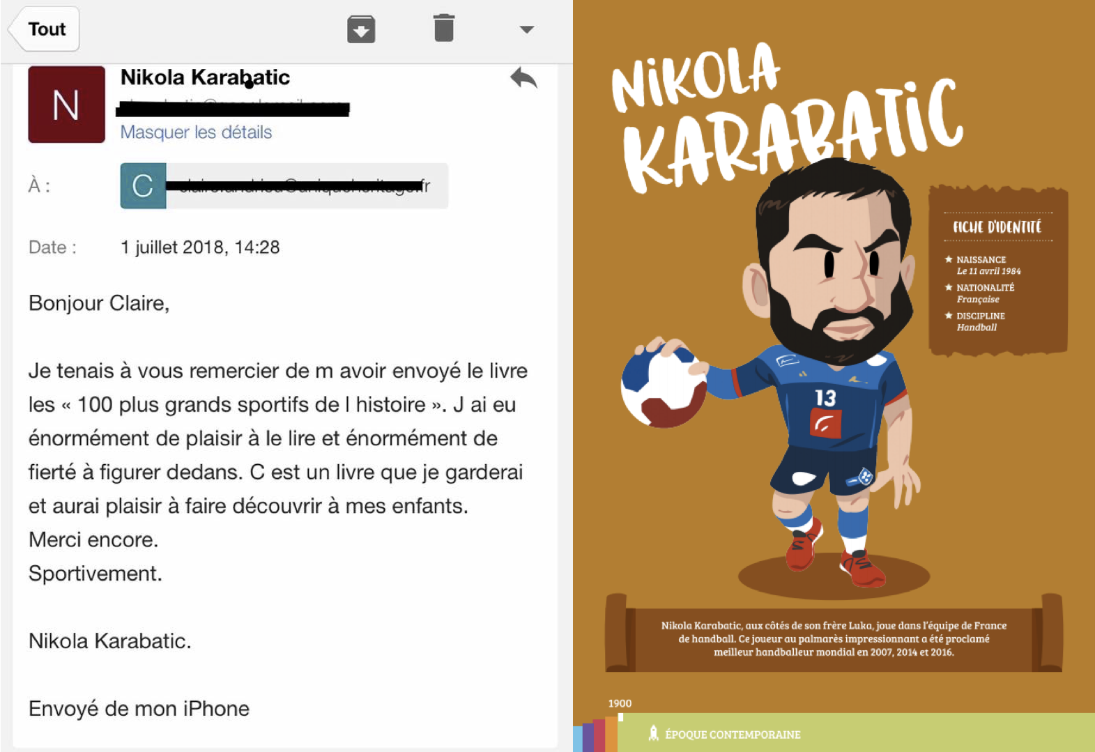 Karabatic message