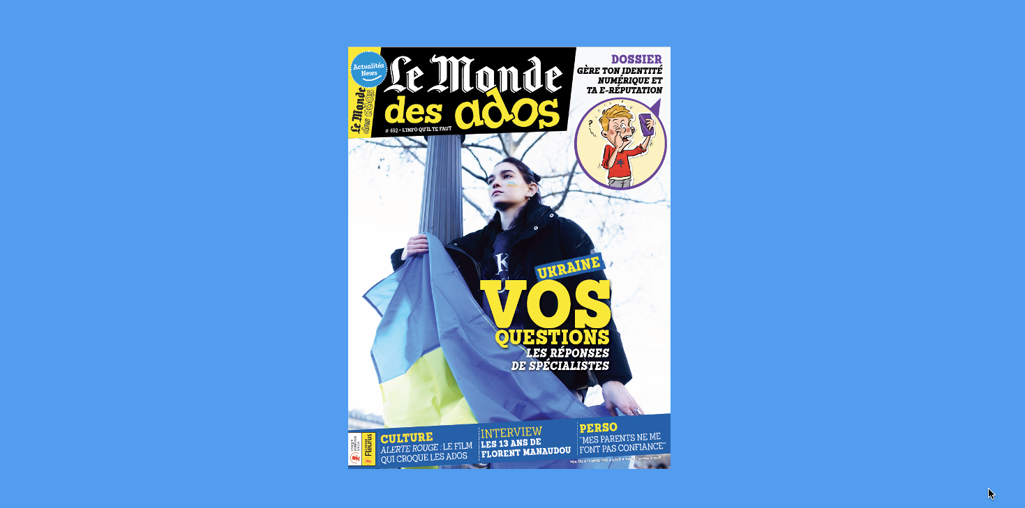 Le Monde des ados, CULTURE